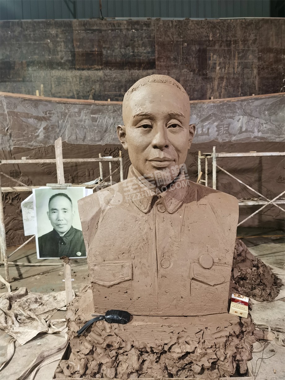 安吉浪漫山川國際營地展館名人人物胸像雕塑定制